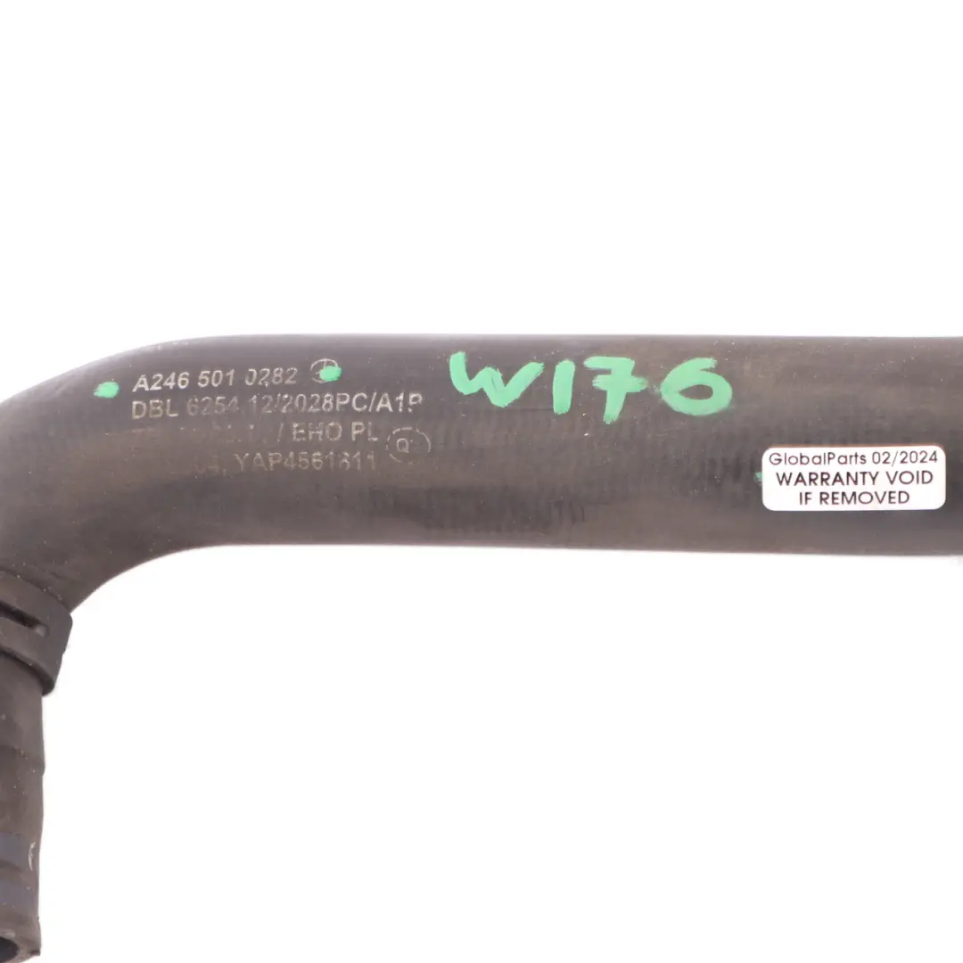  Wasserleitung Mercedes C117 W176 W246 M270 Kühlmittelschlauchleitung A2702031782 - SKU A2465010282 - Teilenummer A2465010282