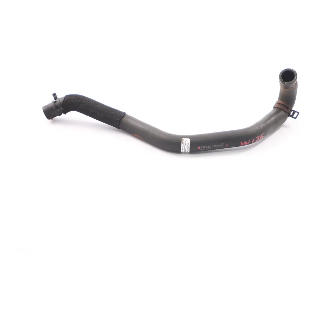 Coolant Hose Water Pump To Oil Cooler to Mercedes W176 W246 with Part number A2465010358 Mercedes W176 W246 Coolant Hose Water Pump To Oil Cooler - SKU A2465010358 - Part number A2465010358