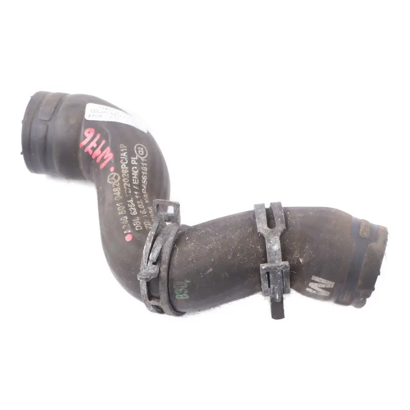 OM651 Water Hose Engine Radiator Coolant Pipe to Mercedes W176 W246 with Part number A2465010482 Mercedes W176 W246 OM651 Water Hose Engine Radiator Coolant Pipe - SKU A2465010482 - Part number A2465010482
