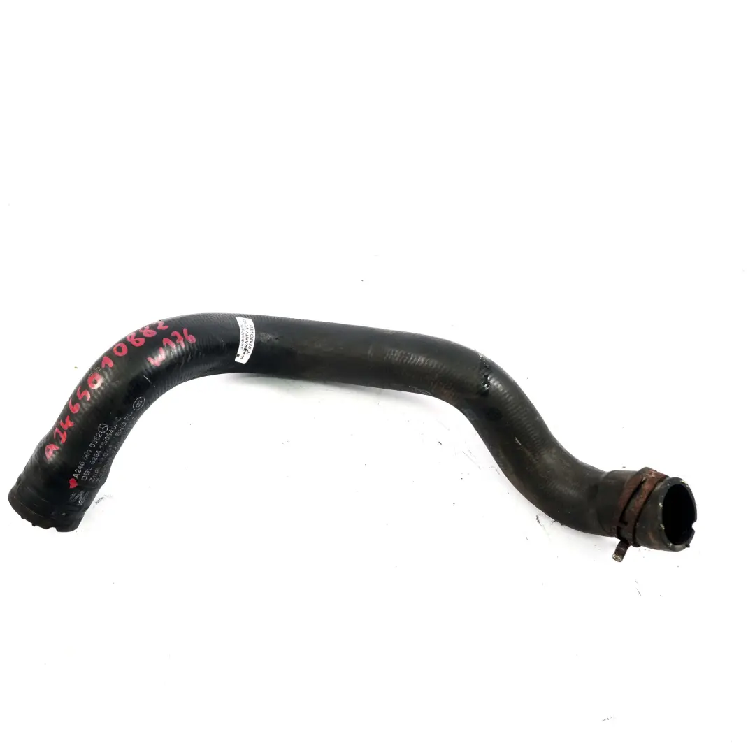 Radiator Coolant Hose Right O/S Engine Cooling Diesel to Mercedes W176 with Part number A2465010882 Mercedes W176 Radiator Coolant Hose Right O/S Engine Cooling Diesel - SKU A2465010882 - Part number A2465010882