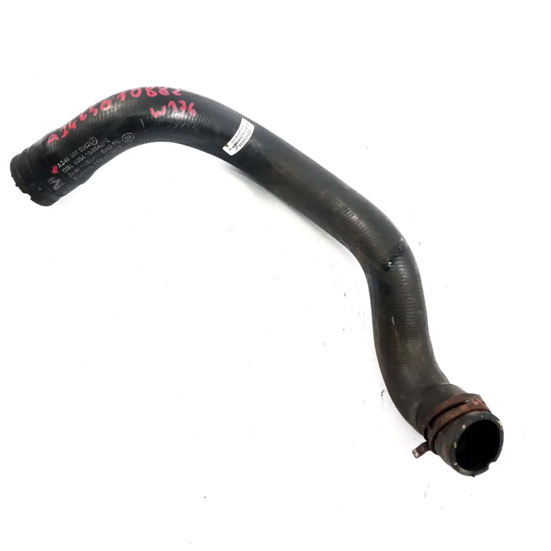 Mercedes W176 Radiator Coolant Hose Right Engine Cooling Diesel - SKU A2465010882 - Numéro de pièce A2465010882