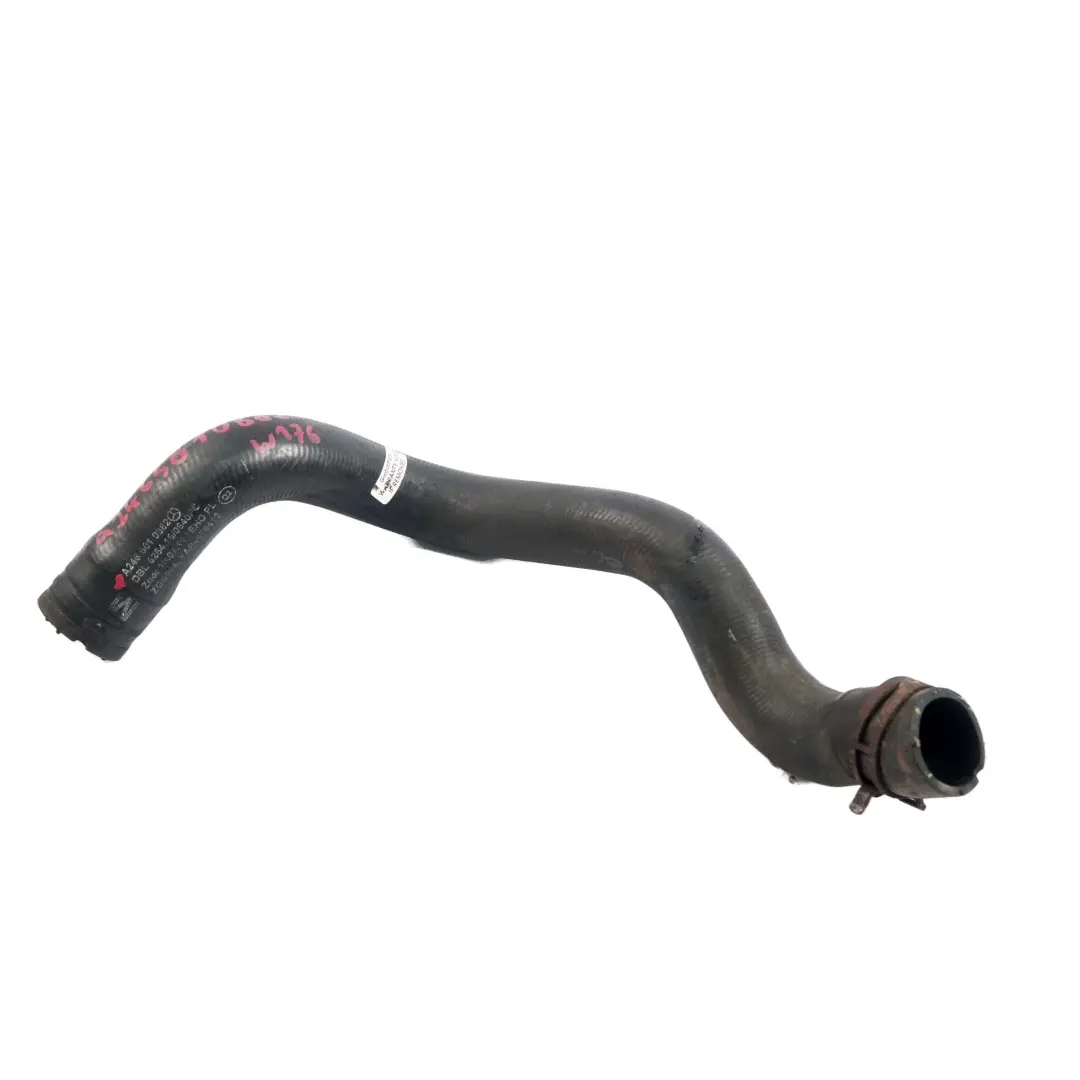 Radiator Coolant Hose Right O/S Engine Cooling Diesel to Mercedes W176 with Part number A2465010882 Mercedes W176 Radiator Coolant Hose Right O/S Engine Cooling Diesel - SKU A2465010882 - Part number A2465010882