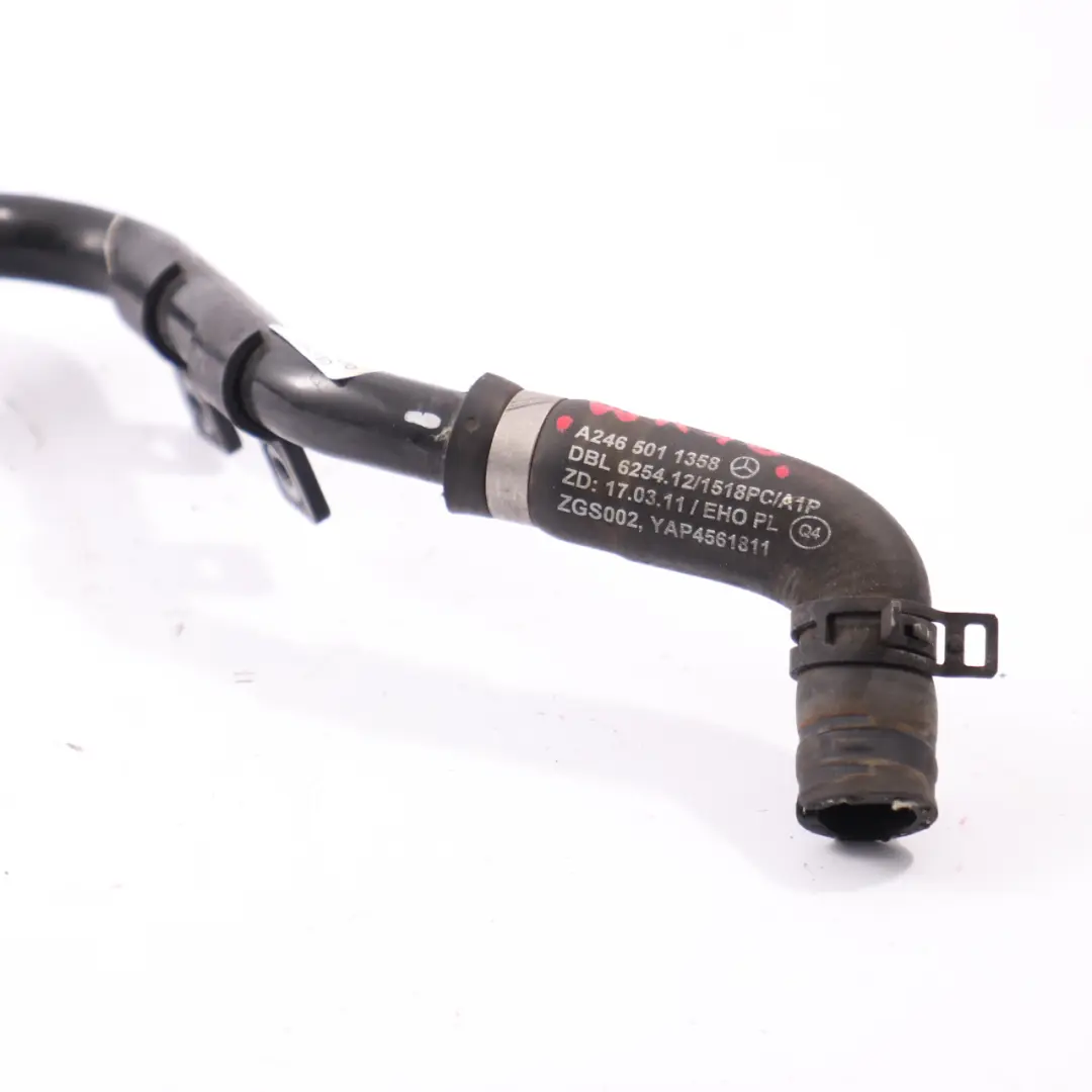  Water Hose Mercedes W176 W246 OM651 Cooling Coolant Pipe Line - SKU A2465011358 - Part number A2465011358