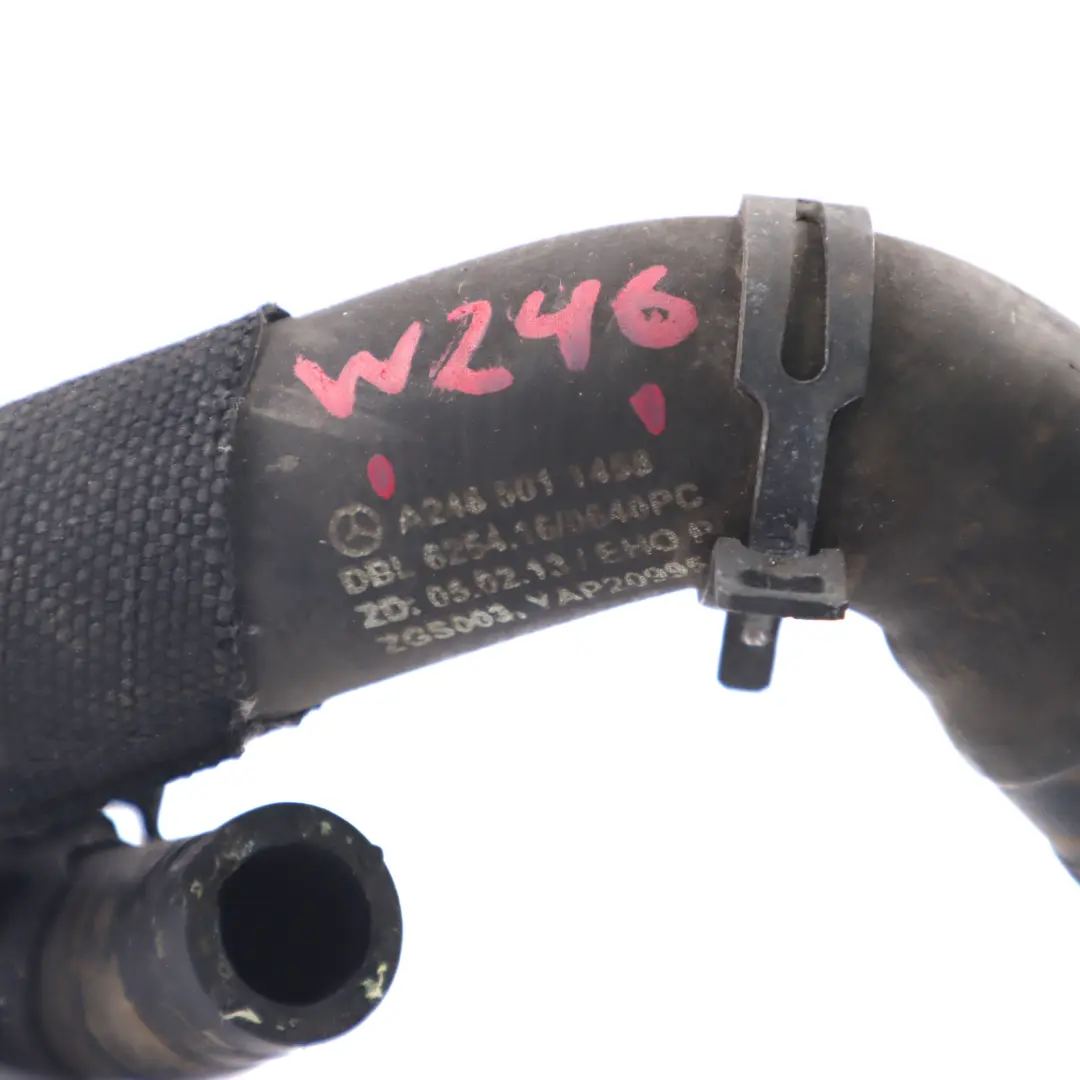 Mercedes W176 W246 OM607 Radiator Water Coolant Hoses Engine Cooling - SKU A2465011458 - Part number A2465011458