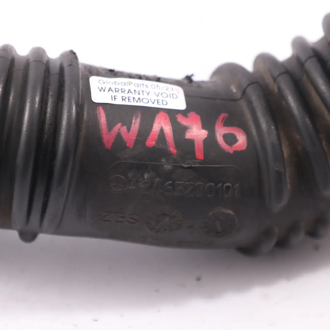  Tubo aspirazione Mercedes W176 W246 OM651 Tubo Intercooler Turbo - SKU A2465200101 - Numero di parte A2465200101