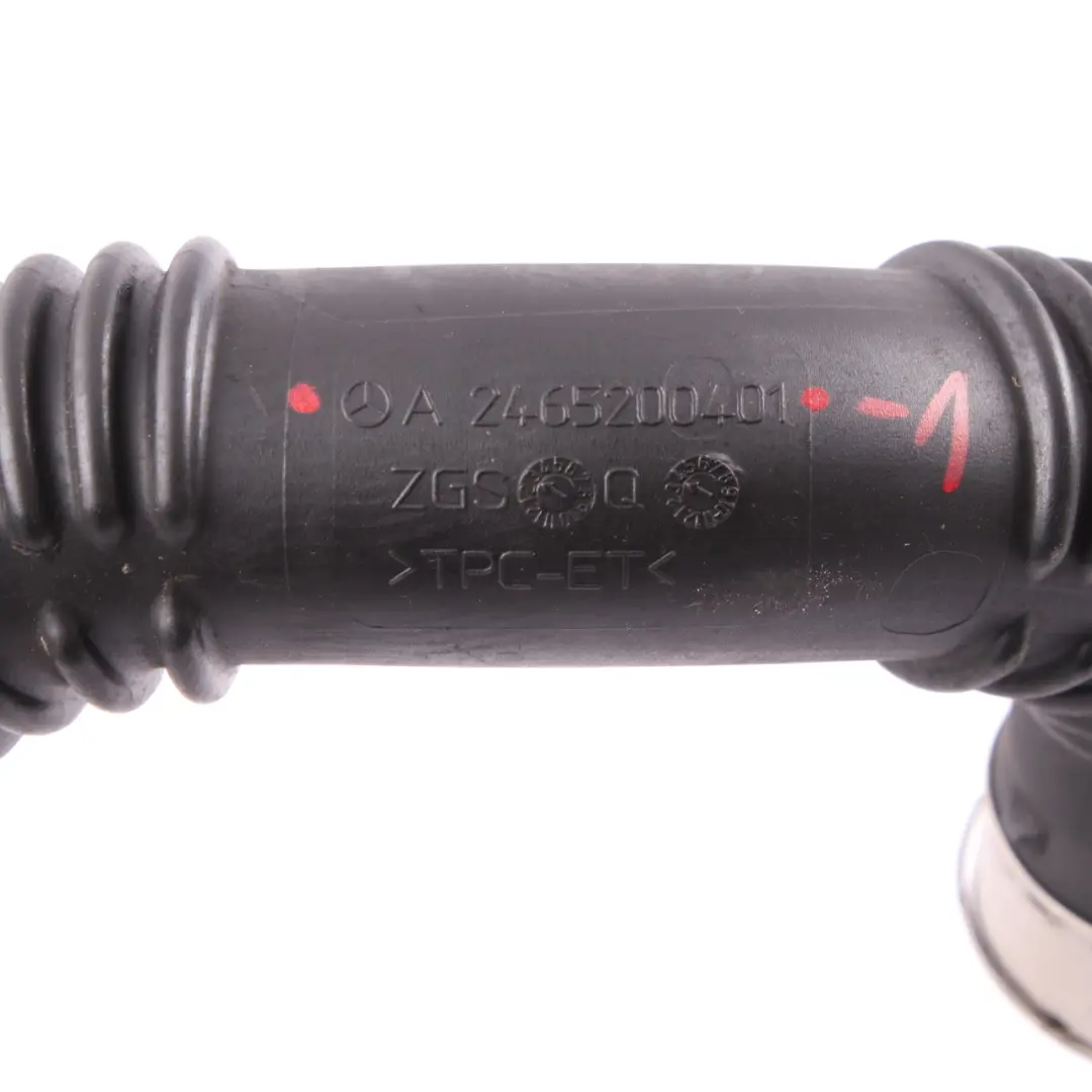  Intake Hose Mercedes W176 Air Charge Cooler Turbo Intercooler Pipe - SKU A2465200401-1 - Part number A2465200401