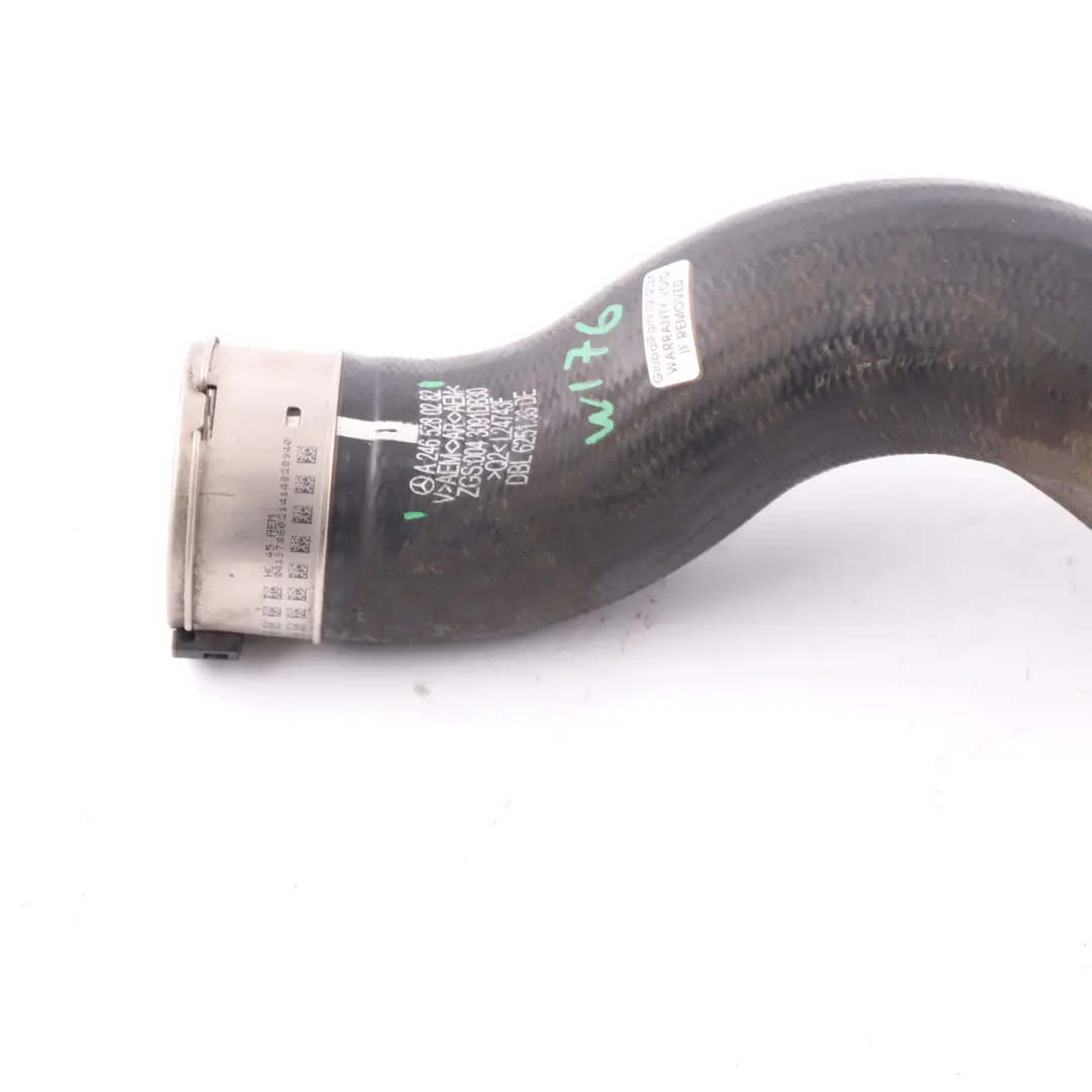 Air Intake Pipe Mercedes W176 W246 M270 Intercooler Charge Hose - SKU A2465280282 - Part number A2465280282