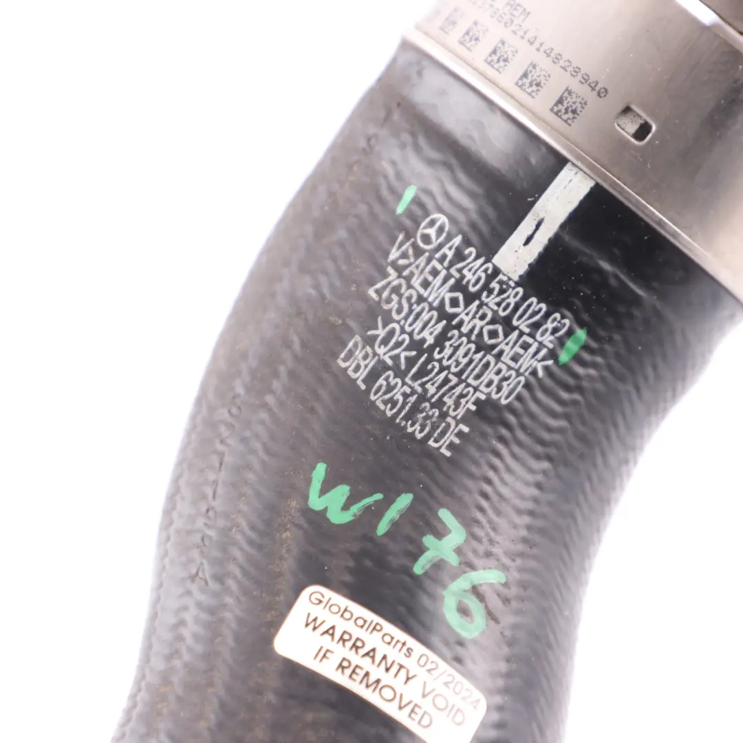  Tuyau D'Admission Mercedes W176 W246 M270 Tuyau Charge l'intercooler - SKU A2465280282 - Numéro de pièce A2465280282