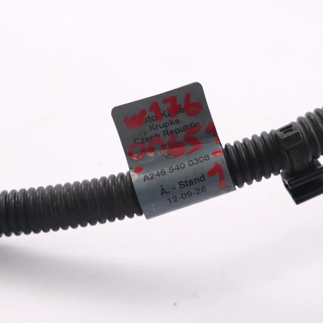 Mercedes W176 W246 OM651 Alternator Cable Battery Prefuse Box - SKU A2465400308-1 - Part number A2465400308