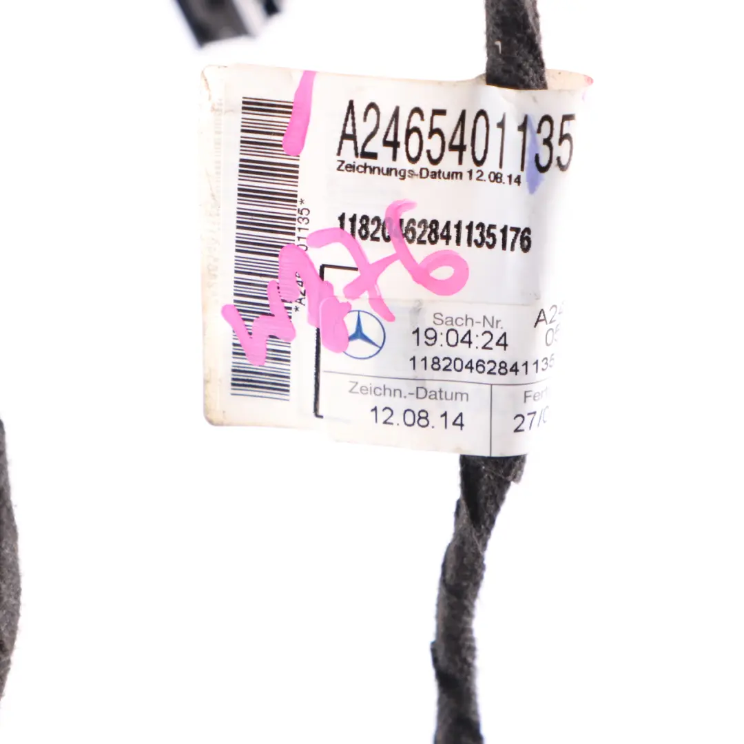 Porta Cablaggio Cavo Posteriore Sinistra Destra A2465407711 per Mercedes W176 con numero di parte A2465401135 Mercedes W176 Porta Cablaggio Cavo Posteriore Sinistra Destra A2465407711 - SKU RHD-A2465401135 - Numero di parte A2465401135