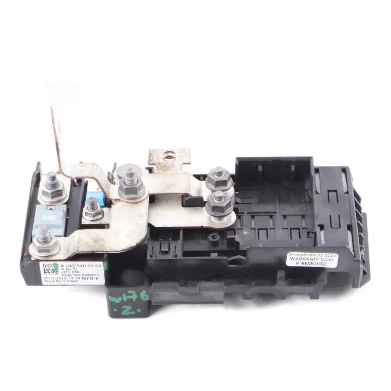 Fuse Box Mercedes W156 W176 W246 Front Relay Control Unit Module to with Part number A2465401350 Fuse Box Mercedes W156 W176 W246 Front Relay Control Unit Module - SKU A2465401350 - Part number A2465401350