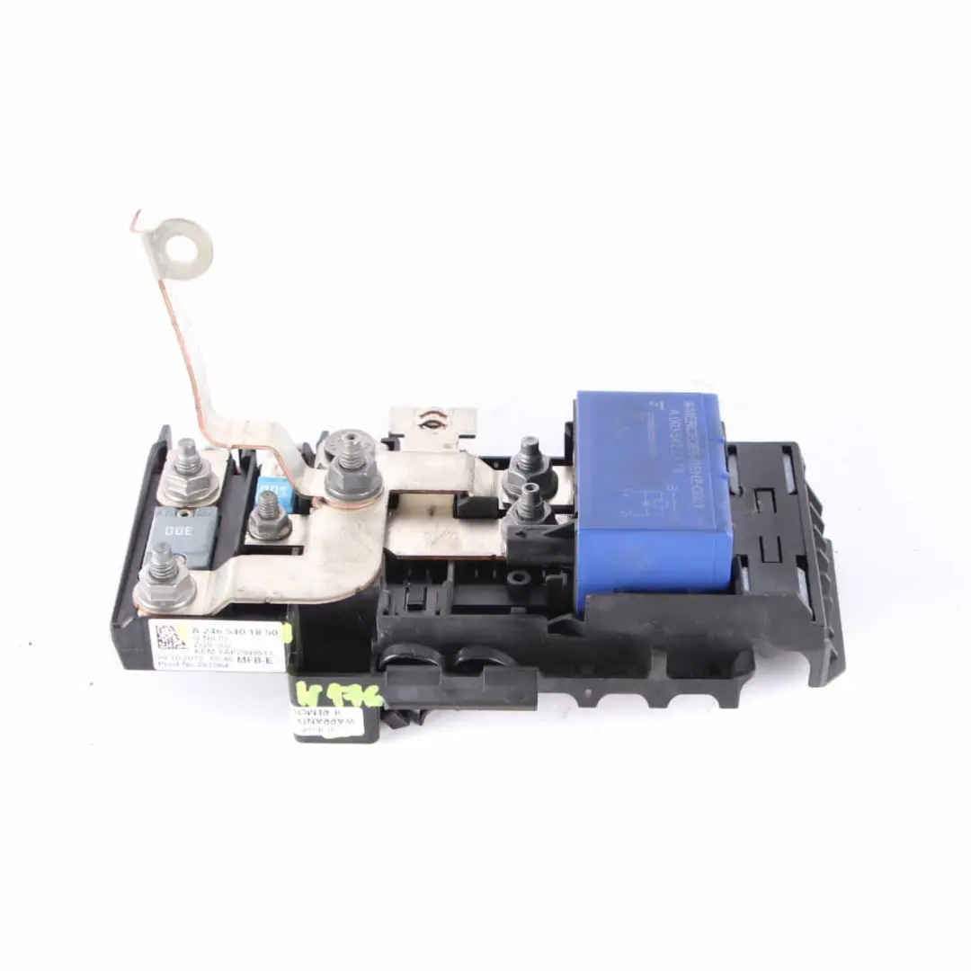  Scatola dei fusibili Mercedes W176 OM607 controllo relè fusibili - SKU A2465401850 - Numero di parte A2465401850