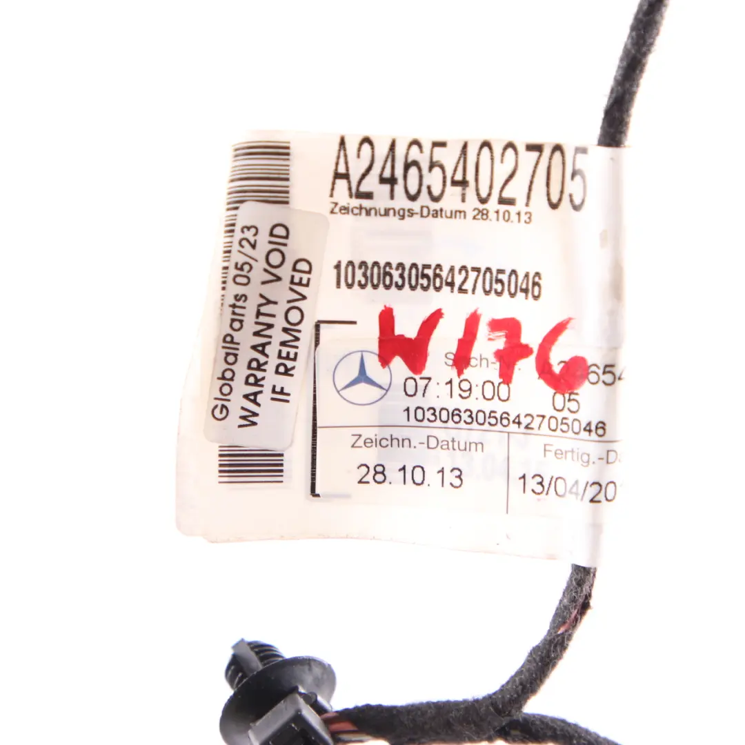 Mercedes W176 Türkabelbaum Kabelbaum Verkabelung vorne links rechts - SKU A2465402705 - Teilenummer A2465402705