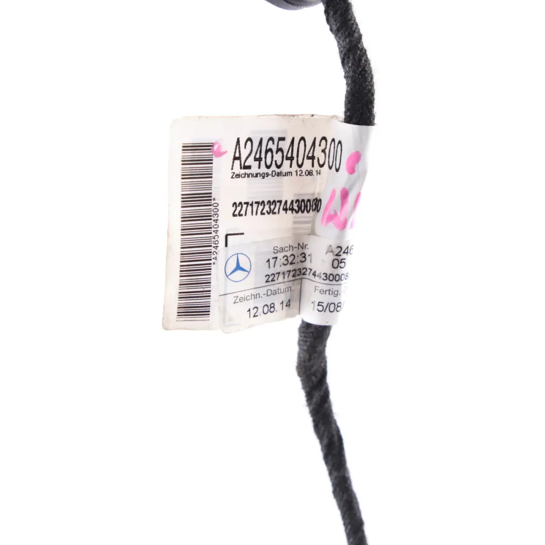 Porta Cablaggio Cavo Cablaggio Posteriore Destro per Mercedes W176 con numero di parte A2465404300 Mercedes W176 Porta Cablaggio Cavo Cablaggio Posteriore Destro - SKU A2465404300 - Numero di parte A2465404300