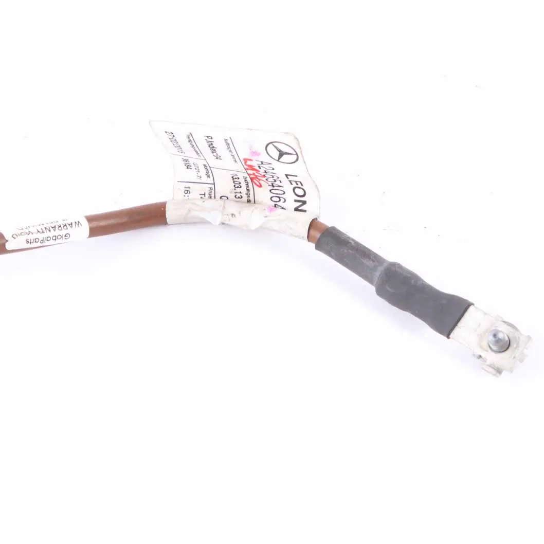 Kabel Przewód Akumulatora Klema Minusowa do Mercedes W176 W246 o numerze A2465406432 Mercedes W176 W246 Kabel Przewód Akumulatora Klema Minusowa - SKU A2465406432 - Numer Części A2465406432