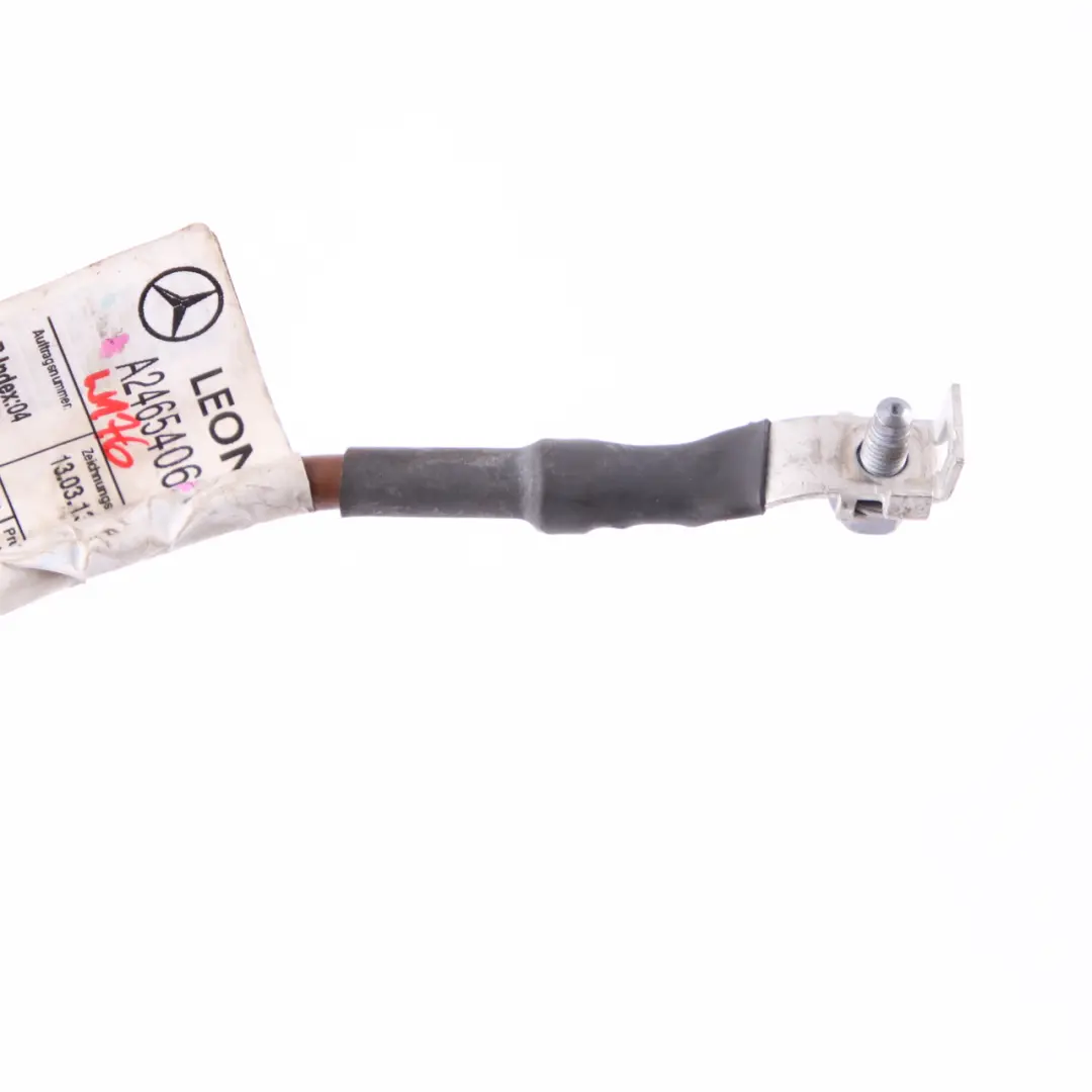 Kabel Przewód Akumulatora Klema Minusowa do Mercedes W176 W246 o numerze A2465406432 Mercedes W176 W246 Kabel Przewód Akumulatora Klema Minusowa - SKU A2465406432 - Numer Części A2465406432