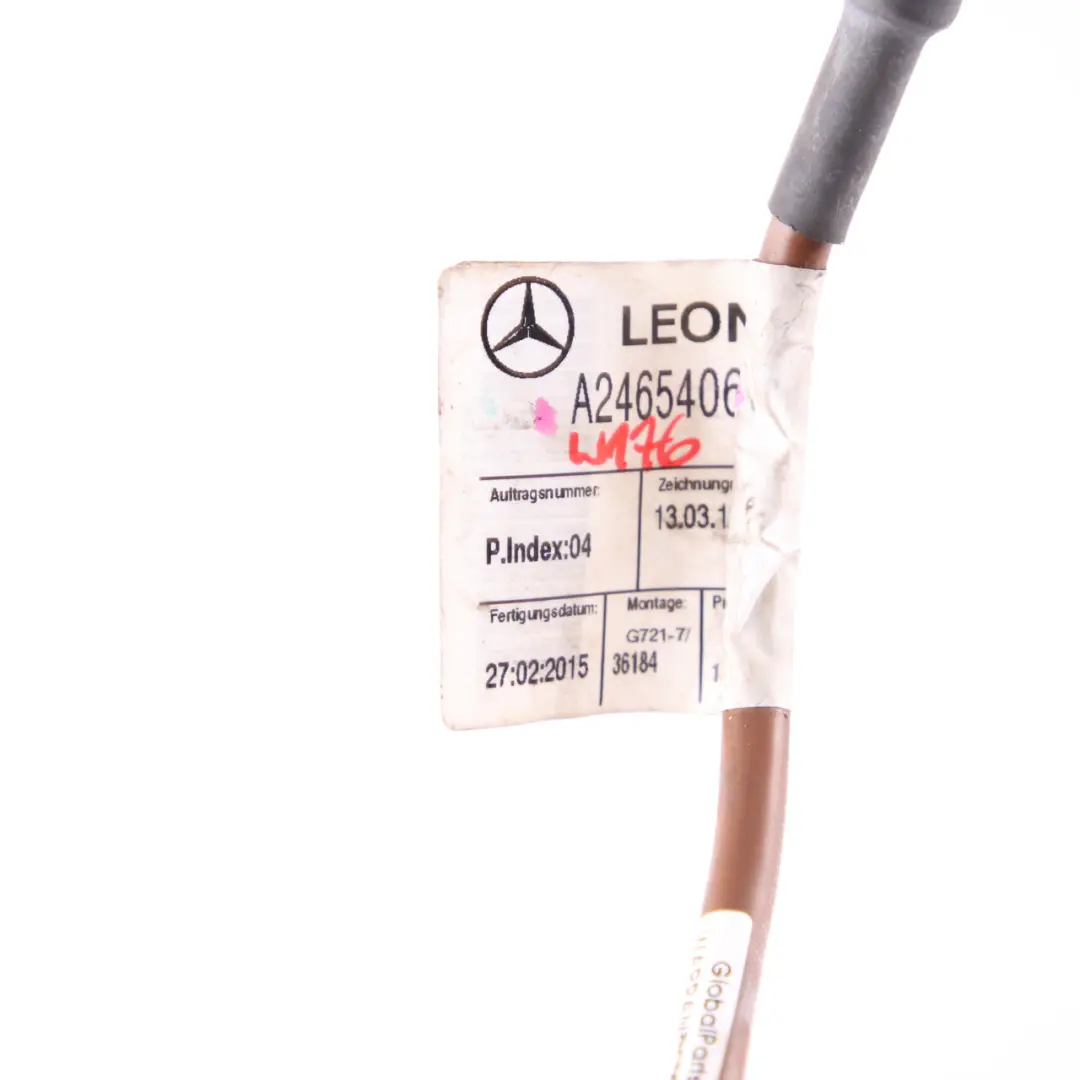 Kabel Przewód Akumulatora Klema Minusowa do Mercedes W176 W246 o numerze A2465406432 Mercedes W176 W246 Kabel Przewód Akumulatora Klema Minusowa - SKU A2465406432 - Numer Części A2465406432