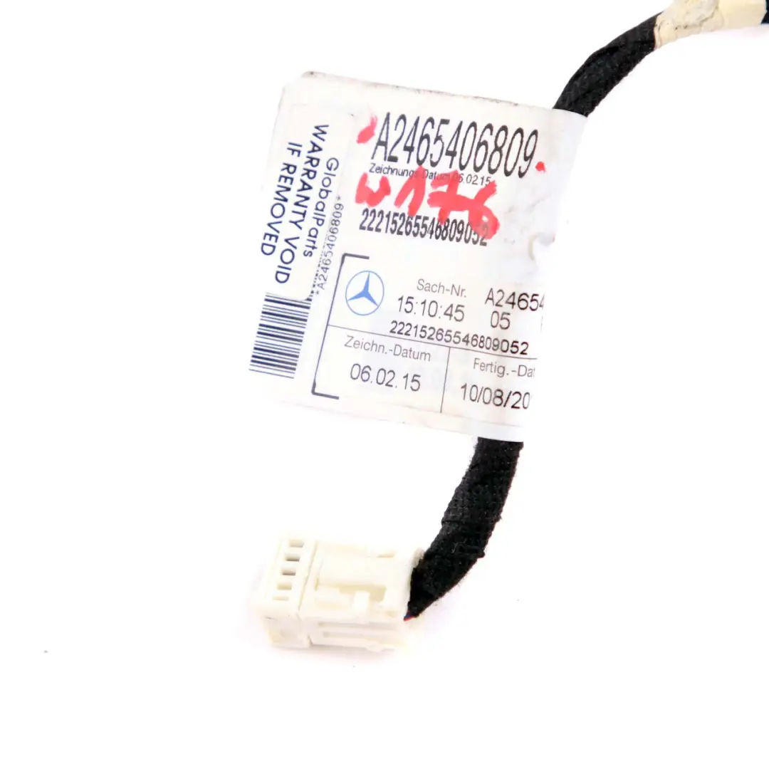 Mercedes W176 W246 Kabelbaum Kabel Tür hinten links rechts N/O/S - SKU A2465406809 - Teilenummer A2465406809