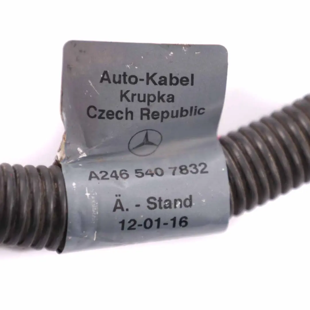 Cable batería Mercedes W176 W246 cableado positivo arnés arranque para con número de pieza A2465407832 Cable batería Mercedes W176 W246 cableado positivo arnés arranque - SKU A2465407832 - Número de pieza A2465407832