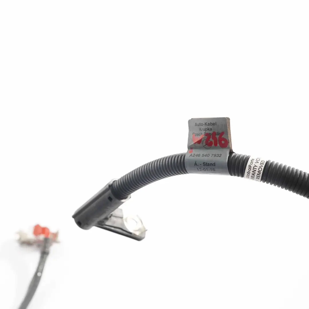Mercedes W176 W246 Batería de Arranque Cableado - SKU A2465407932 - Número de pieza A2465407932