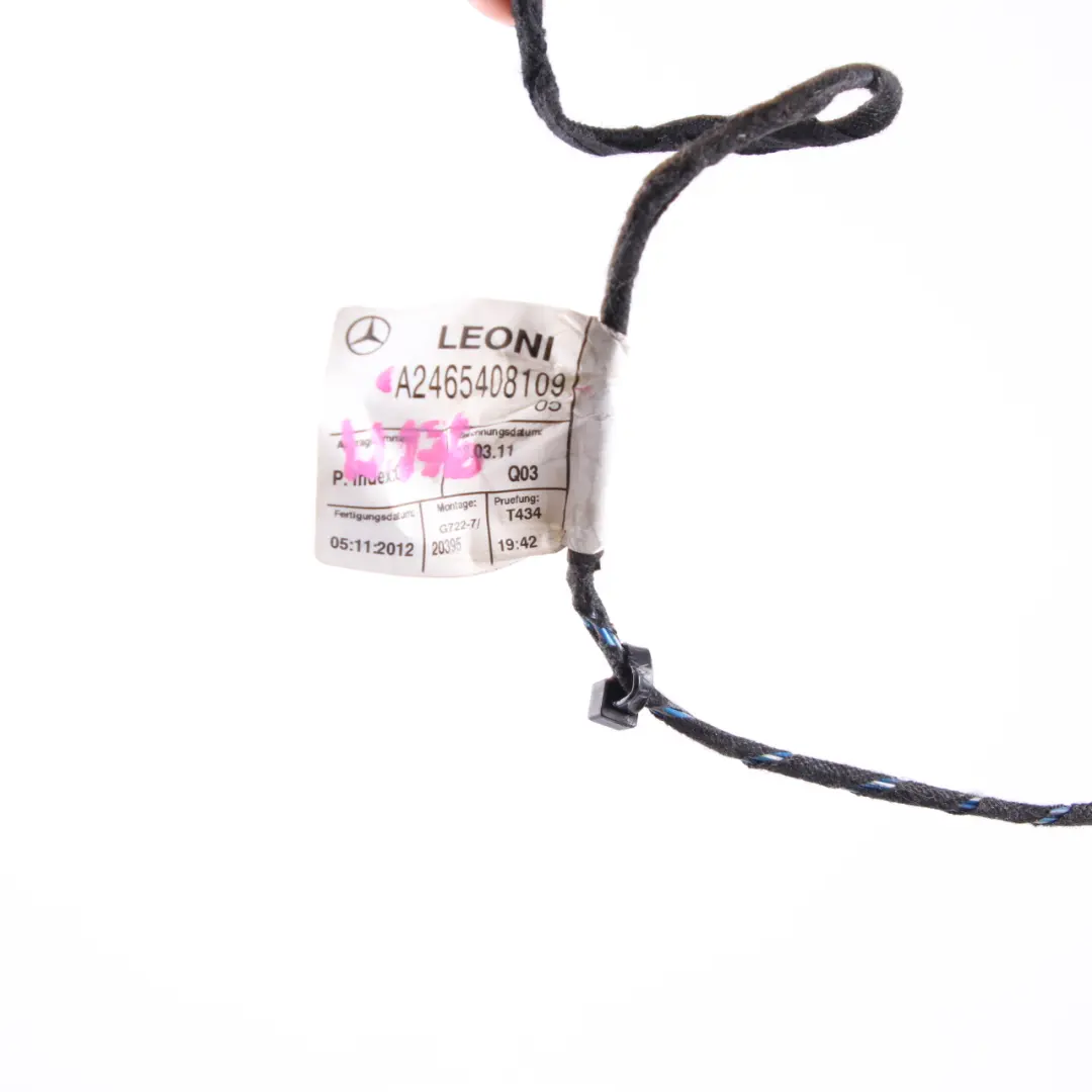 Mercedes W176 Türverdrahtung Loom Kabel hinten links rechts - SKU A2465408109 - Teilenummer A2465408109