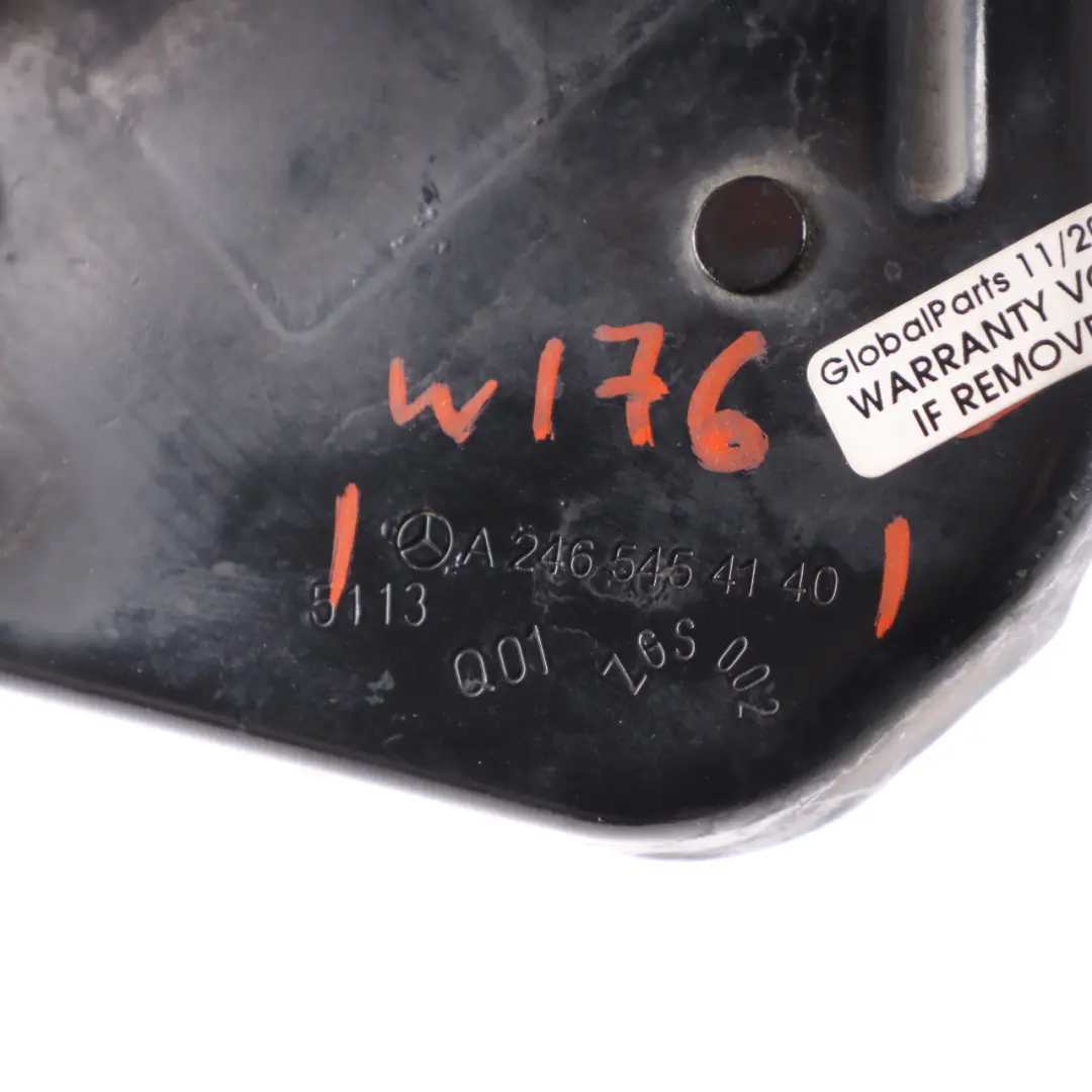 Bracket Mount Holder Carrier Support to Mercedes W176 Battery with Part number A2465454140 Mercedes W176 Battery Bracket Mount Holder Carrier Support - SKU A2465454140 - Part number A2465454140