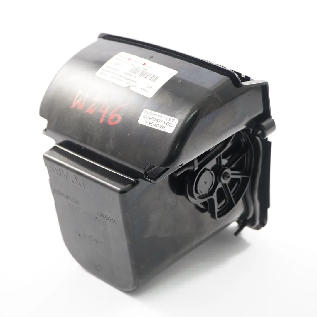 Mercedes W246 Console centrale Vassoio portacenere anteriore Nero - SKU A2466802500 - Numero di parte A2466802500