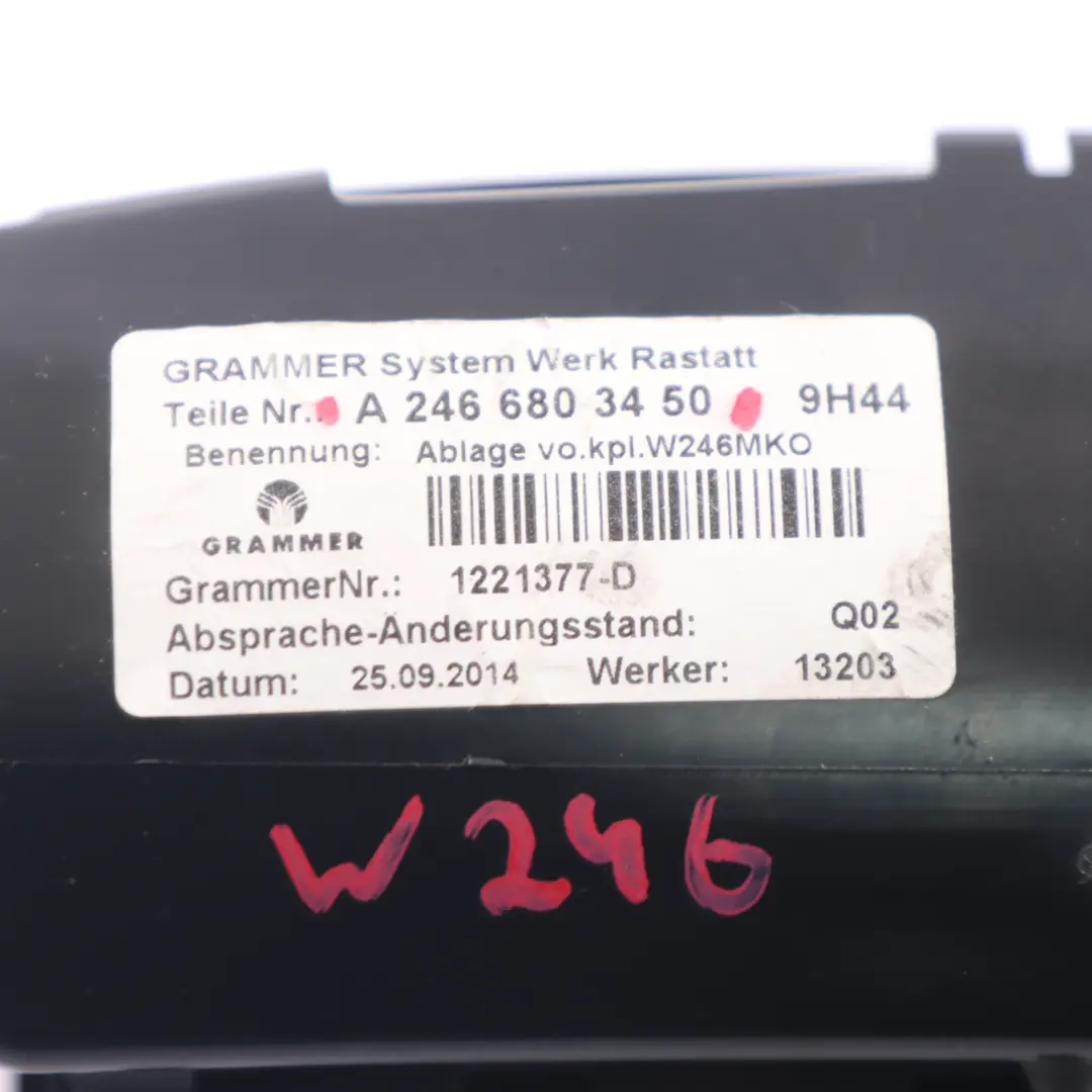  Posacenere Mercedes W246 Vano portaoggetti per console centrale cruscotto Nero - SKU A2466803450 - Numero di parte A2466803450