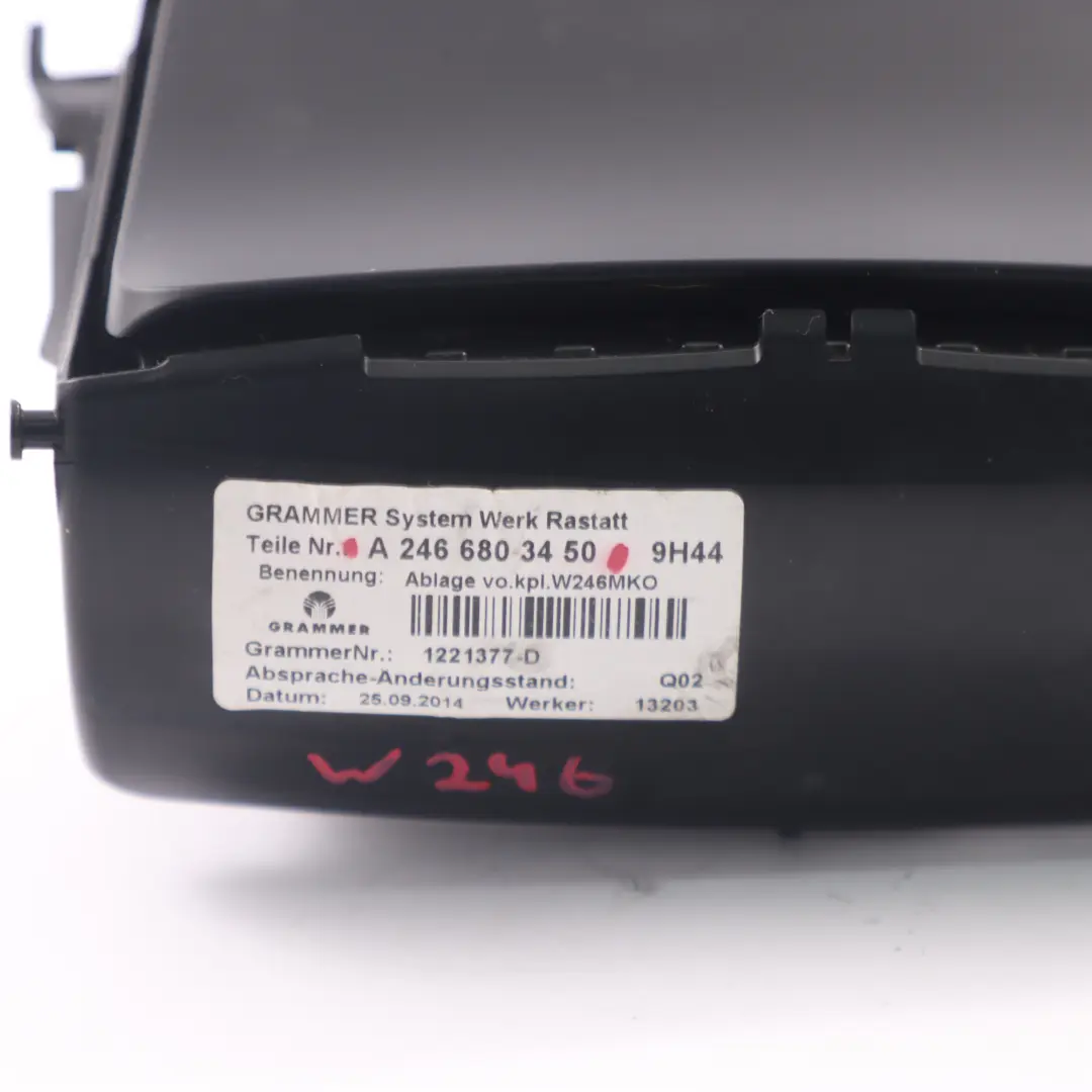  Posacenere Mercedes W246 Vano portaoggetti per console centrale cruscotto Nero - SKU A2466803450 - Numero di parte A2466803450