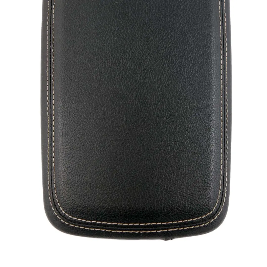 Mercedes W176 Consola Central Apoyabrazos De Cuero Negro Trim - SKU A2466808901 - Número de pieza A2466808901
