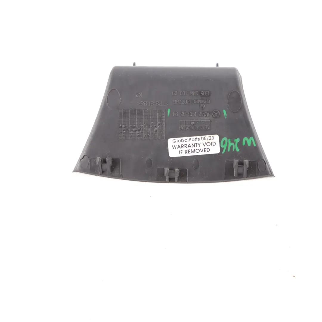  Centre Console Insert Mercedes W176 W246 Rear Tray Trim Mat Rubber - SKU A2466830594 - Part number A2466830594