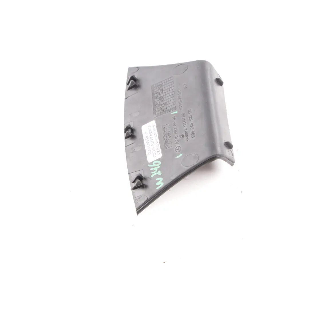  Centre Console Insert Mercedes W176 W246 Rear Tray Trim Mat Rubber - SKU A2466830594 - Part number A2466830594