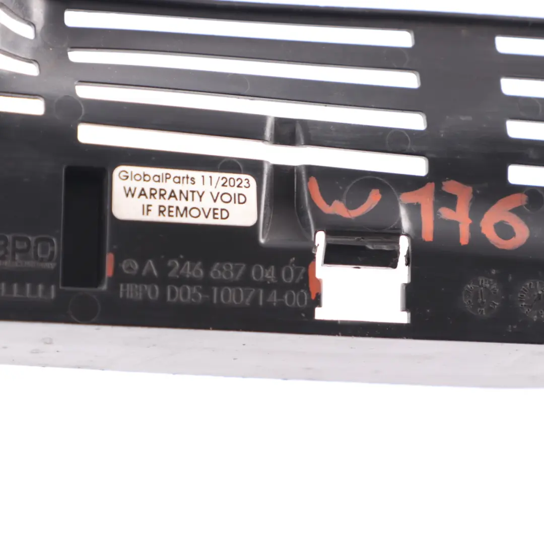 Frente Slam Soporte de parachoques derecho para Mercedes W176 W246 con número de pieza A2466870407 Mercedes W176 W246 Frente Slam Soporte de parachoques derecho - SKU A2466870407 - Número de pieza A2466870407