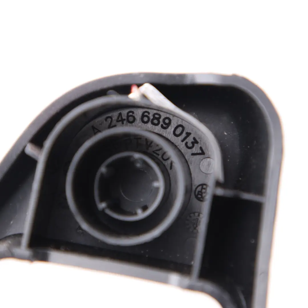 Mercedes W176 W246 Coperchio inferiore cintura di sicurezza posteriore sinistra - SKU A2466890137 - Numero di parte A2466890137