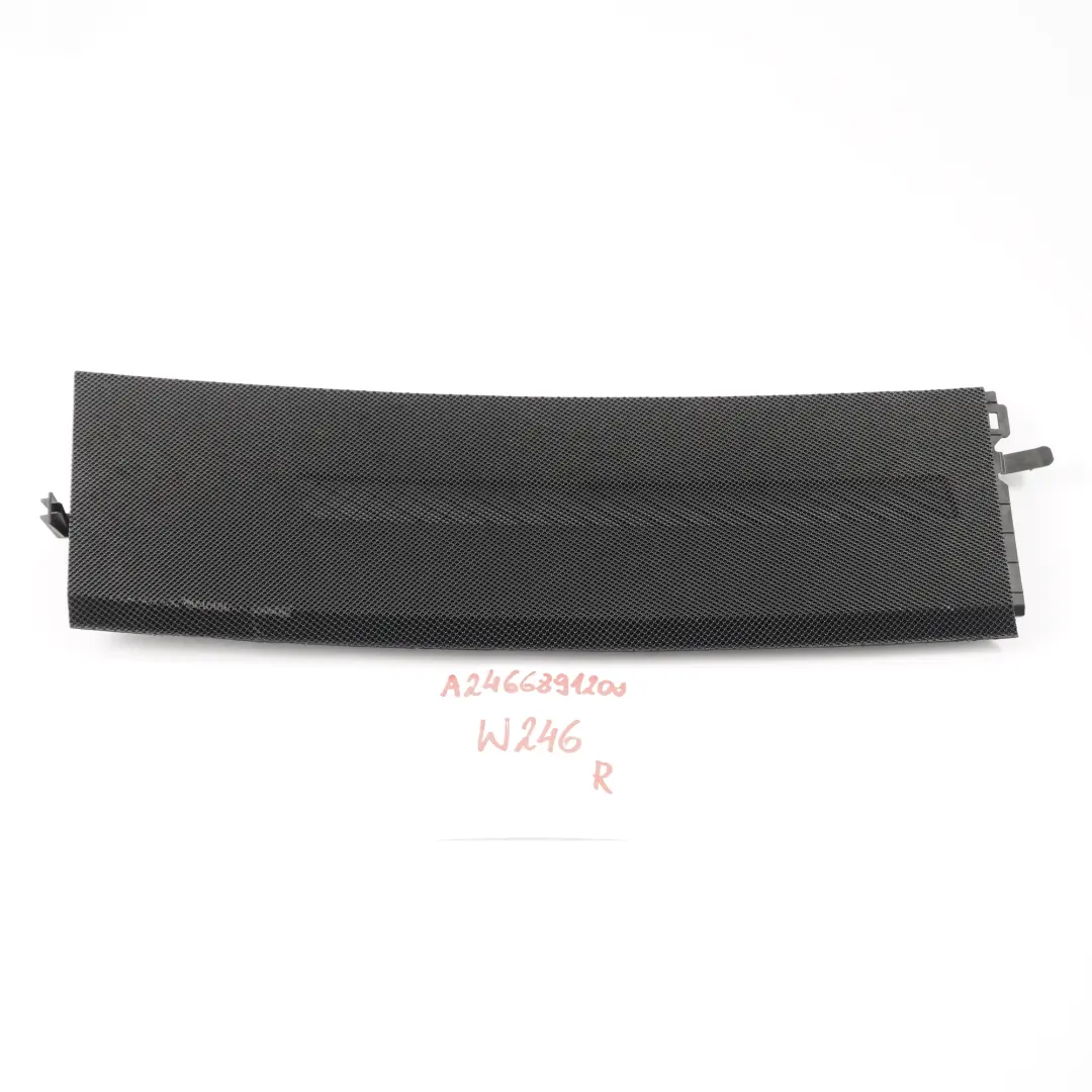 Mercedes W246 Tableau de bord Panneau d'instruments supérieur droit - SKU A2466891200 - Numéro de pièce A2466891200