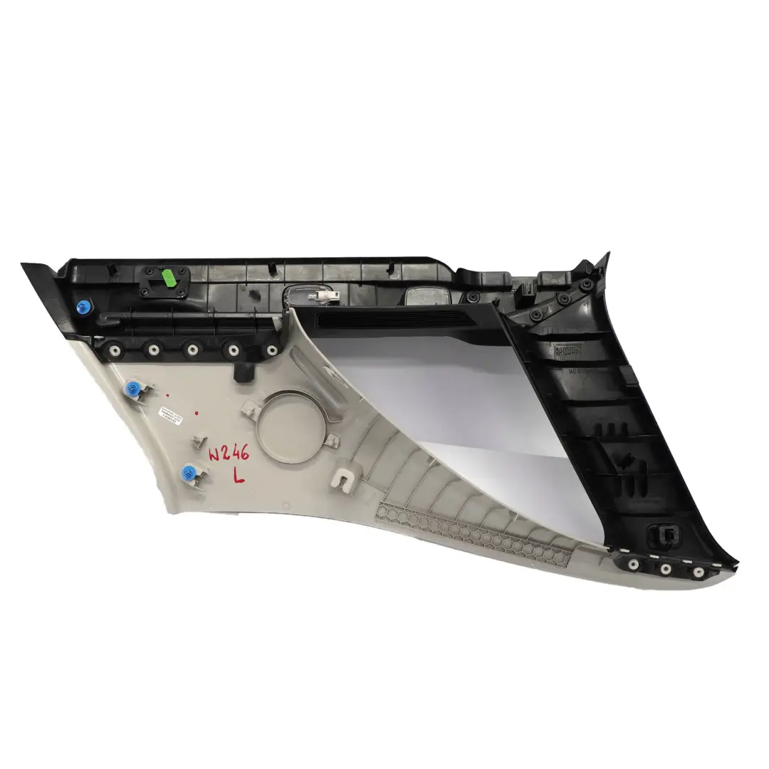Trim Panel Mercedes W246 C-Pillar Trunk Cover Rear Left N/S Grey to with Part number A2466901500 Trim Panel Mercedes W246 C-Pillar Trunk Cover Rear Left N/S Grey - SKU A2466901500 - Part number A2466901500