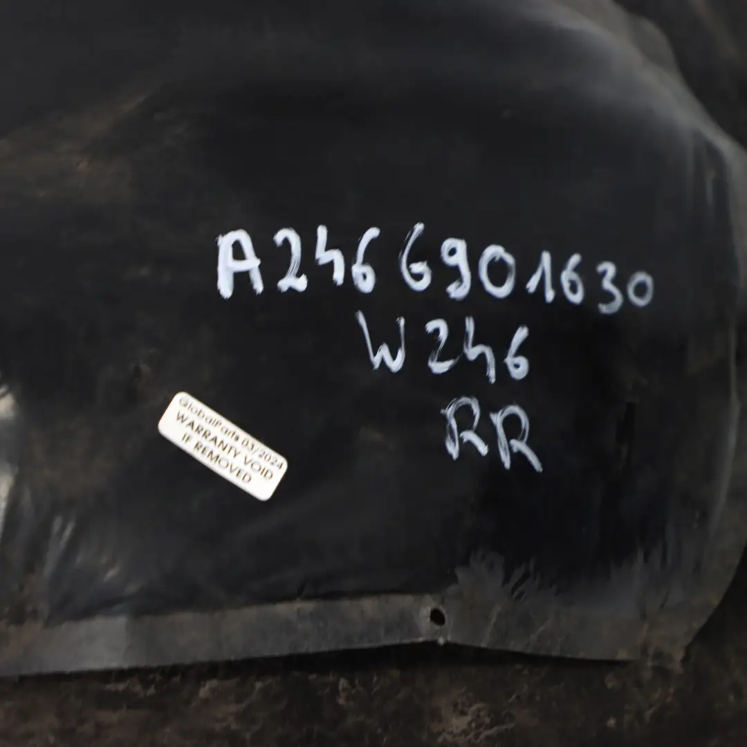 Boîtier de passage de roue Roue arrière droite pour Mercedes W246 à propos du numéro de pièce A2466901630 Mercedes W246 Boîtier de passage de roue Roue arrière droite - SKU A2466901630 - Numéro de pièce A2466901630