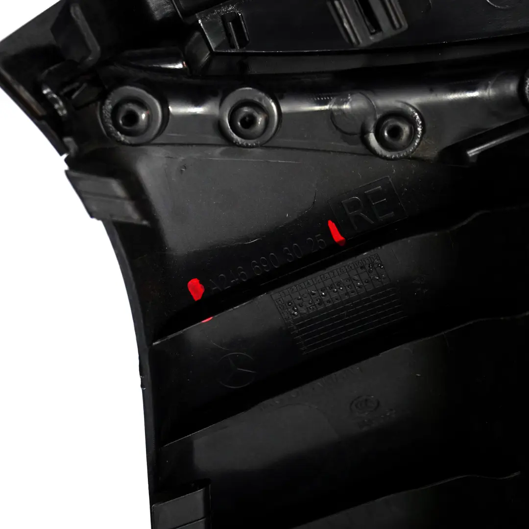 Trim Panel C Pillar Trunk Cover Rear Right O/S Black to Mercedes W246 with Part number A2466903025 Mercedes W246 Trim Panel C Pillar Trunk Cover Rear Right O/S Black - SKU A2466903025 - Part number A2466903025