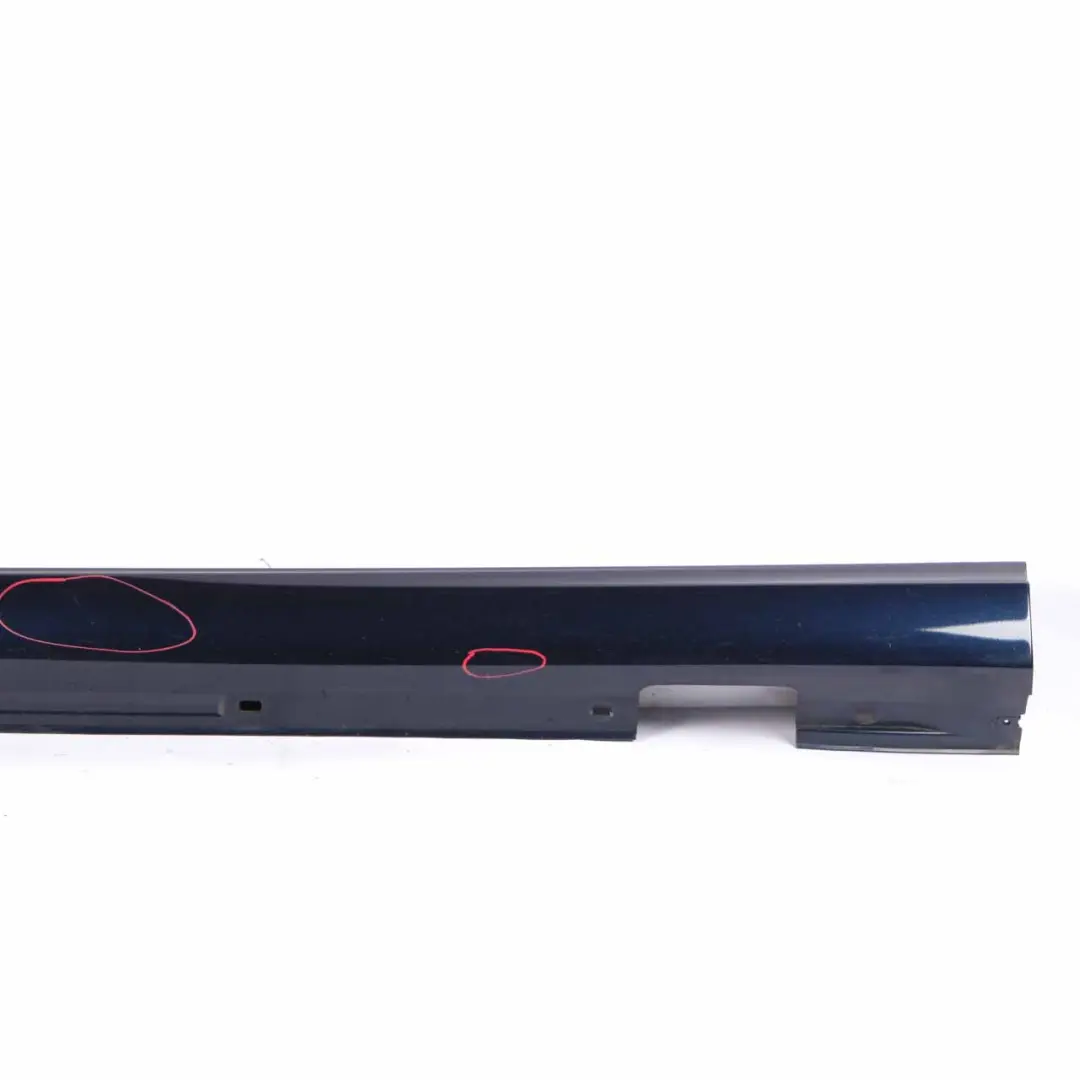 Mercedes W176 Side Skirt Trim Door Sill Cover Left N/S Cavansite Blue - 890 - SKU A2466980554-CVB - Part number A2466980554