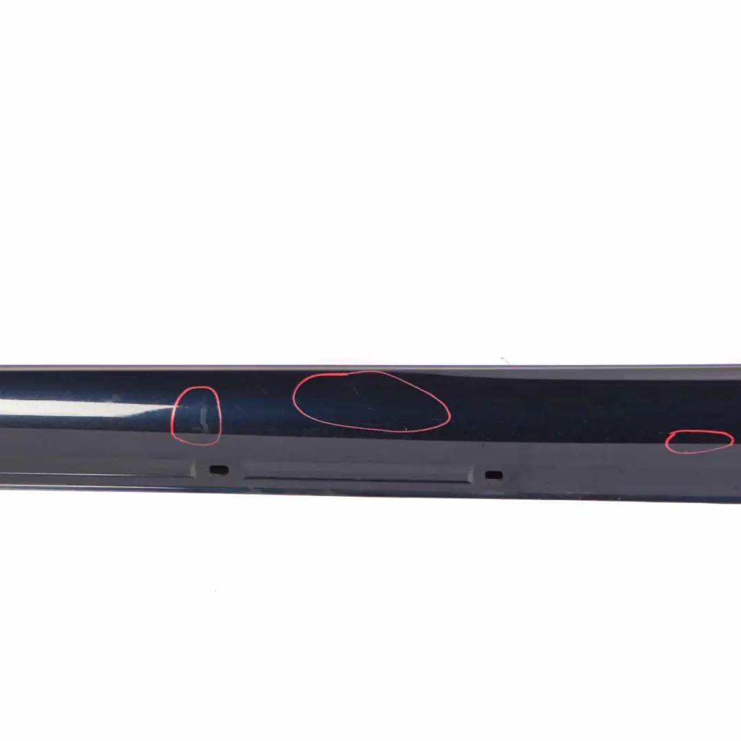Mercedes W176 Side Skirt Trim Door Sill Cover Left N/S Cavansite Blue - 890 - SKU A2466980554-CVB - Part number A2466980554