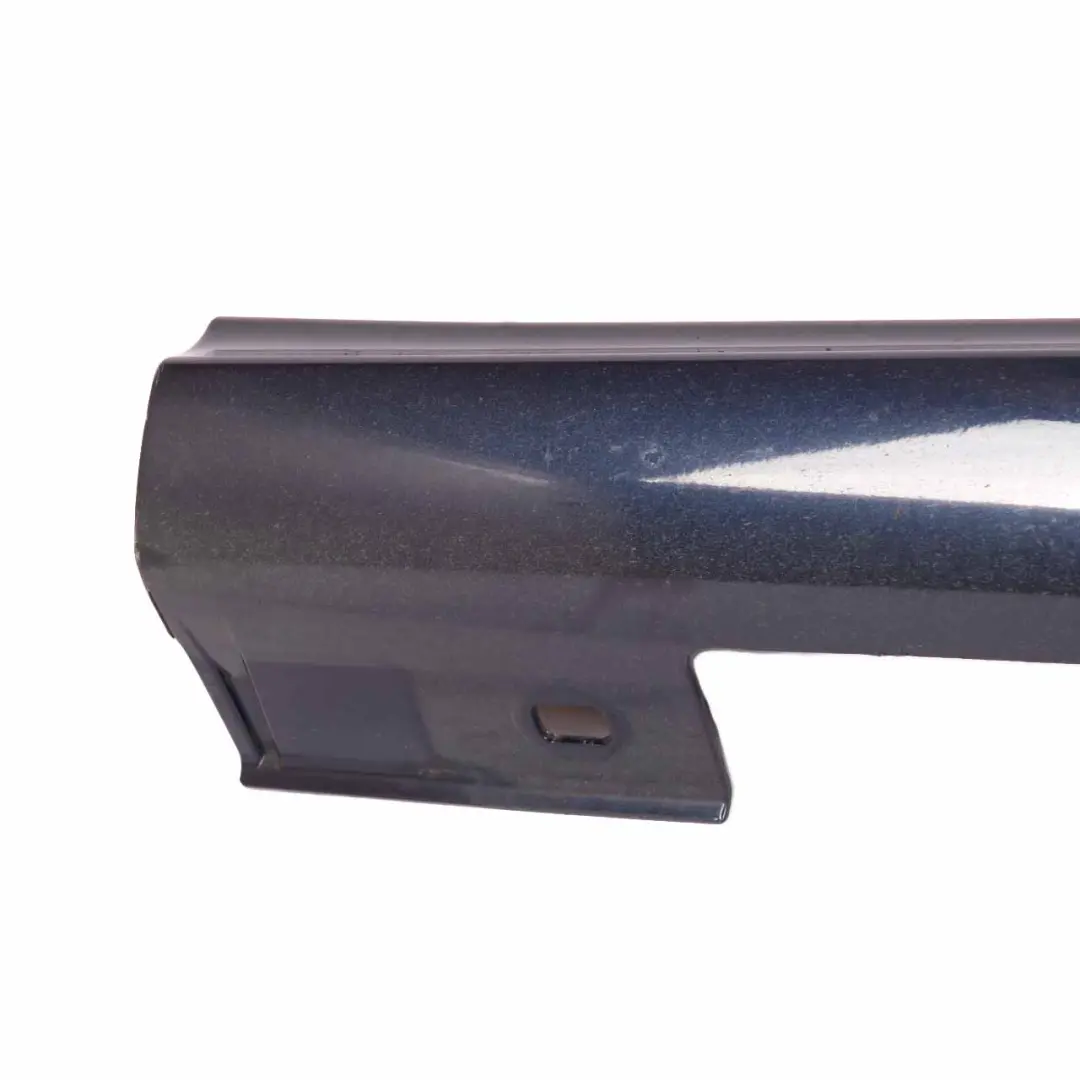 Side Skirt Trim Door Sill Cover Left N/S Cavansite Blue - 890 to Mercedes W176 with Part number A2466980554 Mercedes W176 Side Skirt Trim Door Sill Cover Left N/S Cavansite Blue - 890 - SKU A2466980554-CVB - Part number A2466980554