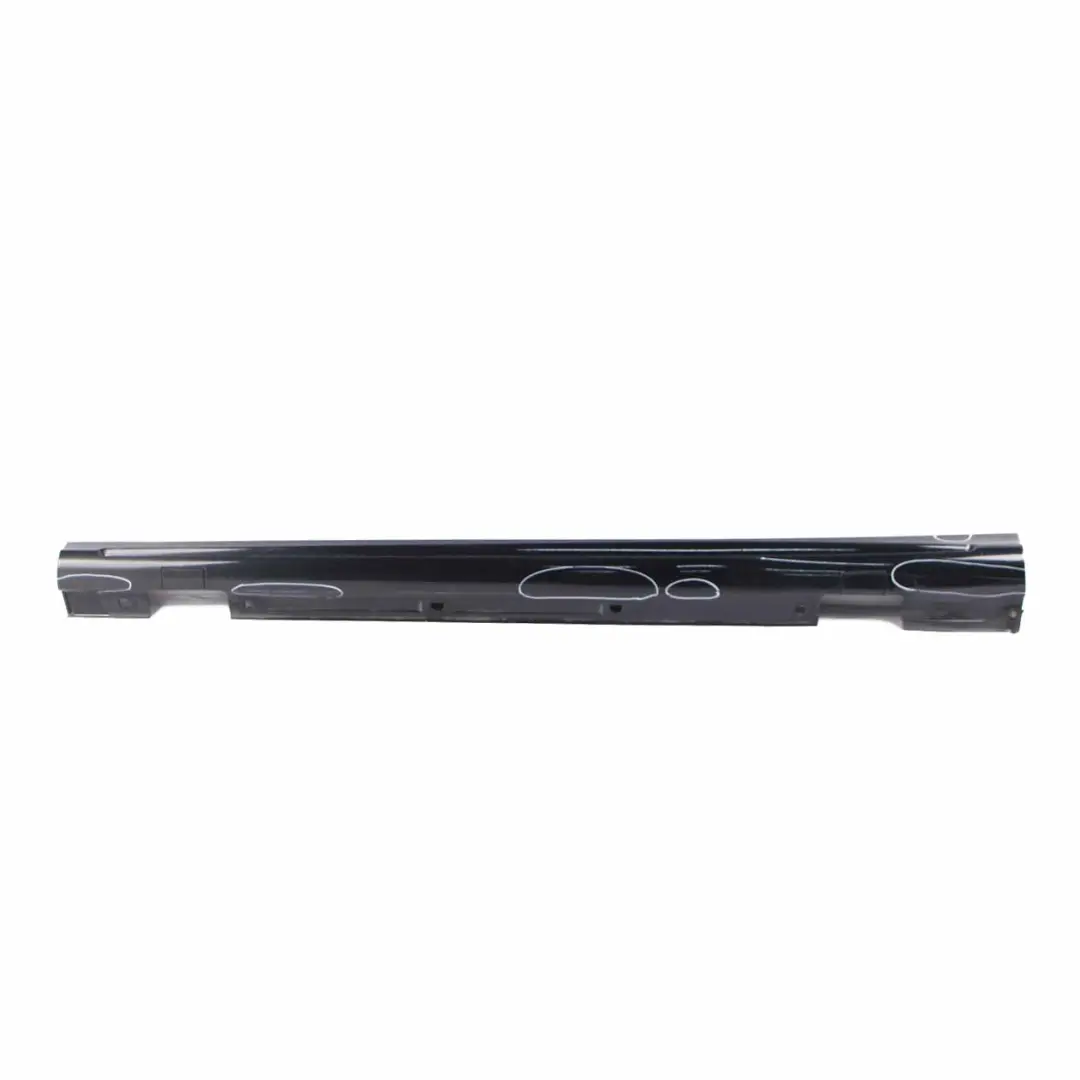 Mercedes W176 Side Skirt Left N/S Door Sill Cover W117 W246 Cosmic Black - 191 - SKU A2466980554-KB - Part number A2466980554