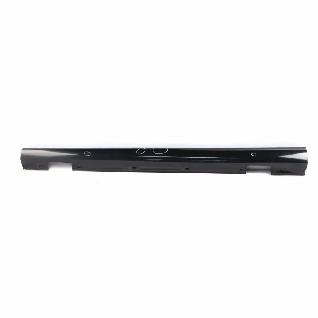 Side Skirt Left N/S Door Sill Cover W117 W246 Cosmic Black - 191 to Mercedes W176 with Part number A2466980554 Mercedes W176 Side Skirt Left N/S Door Sill Cover W117 W246 Cosmic Black - 191 - SKU A2466980554-KB1 - Part number A2466980554