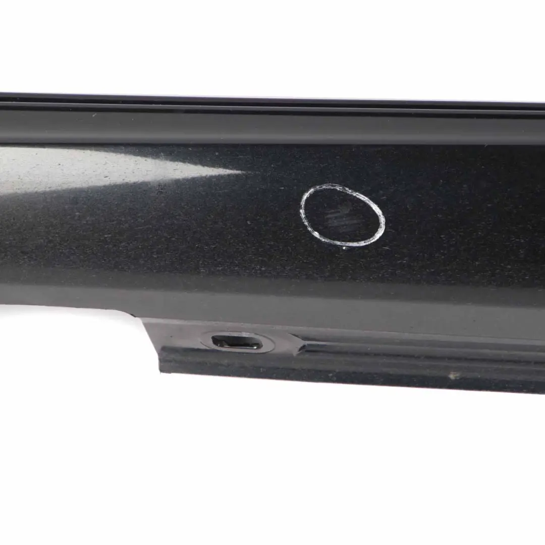 Side Skirt Left N/S Door Sill Cover W117 W246 Cosmic Black - 191 to Mercedes W176 with Part number A2466980554 Mercedes W176 Side Skirt Left N/S Door Sill Cover W117 W246 Cosmic Black - 191 - SKU A2466980554-KB1 - Part number A2466980554