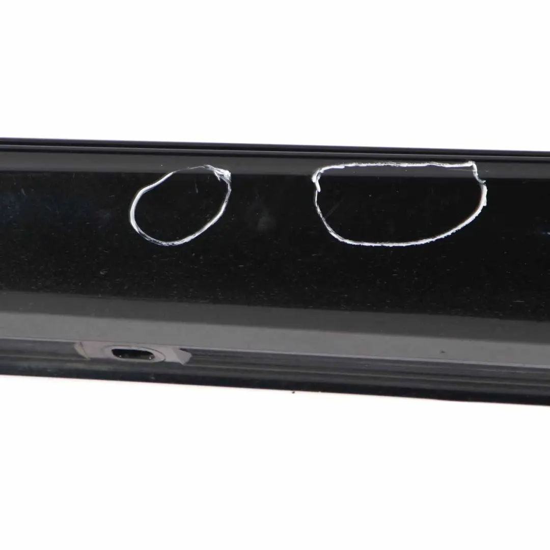 Side Skirt Left N/S Door Sill Cover W117 W246 Cosmic Black - 191 to Mercedes W176 with Part number A2466980554 Mercedes W176 Side Skirt Left N/S Door Sill Cover W117 W246 Cosmic Black - 191 - SKU A2466980554-KB1 - Part number A2466980554