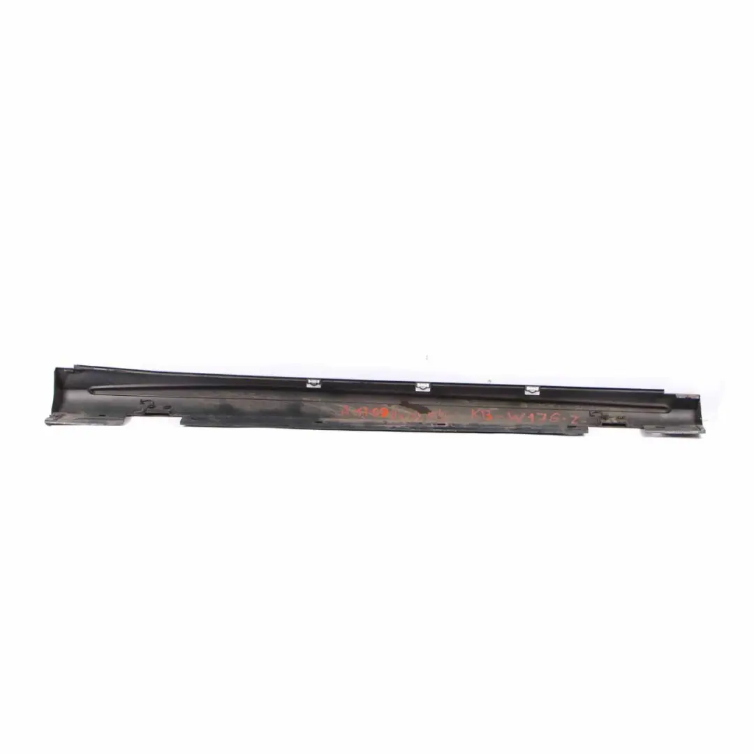 Mercedes W176 Side Skirt Left N/S Door Sill Cover W117 W246 Cosmic Black - 191 - SKU A2466980554-KB - Part number A2466980554