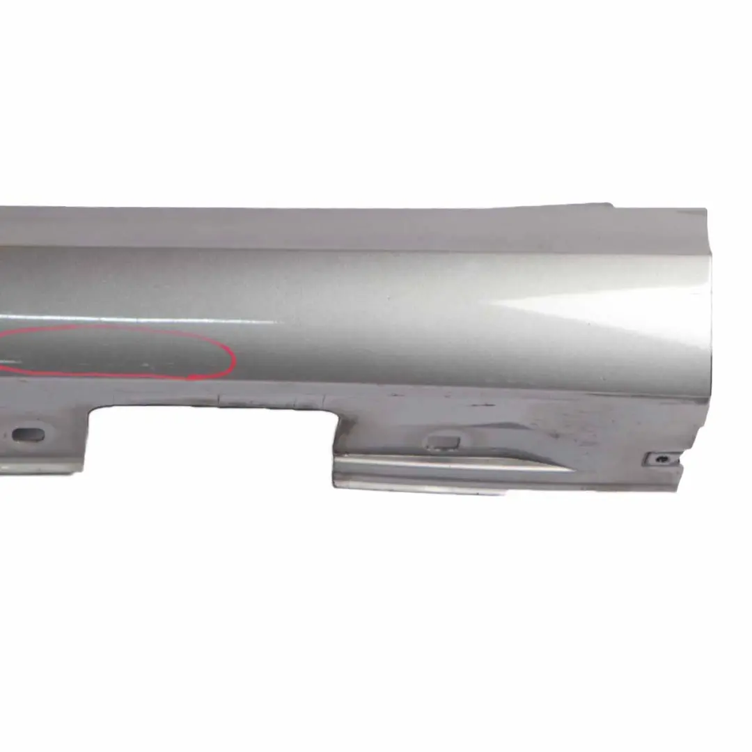 Mercedes W176 Side Skirt Left N/S Door Sill Cover W117 W246 Mountain Grey - 787 - SKU A2466980554-MG - Part number A2466980554