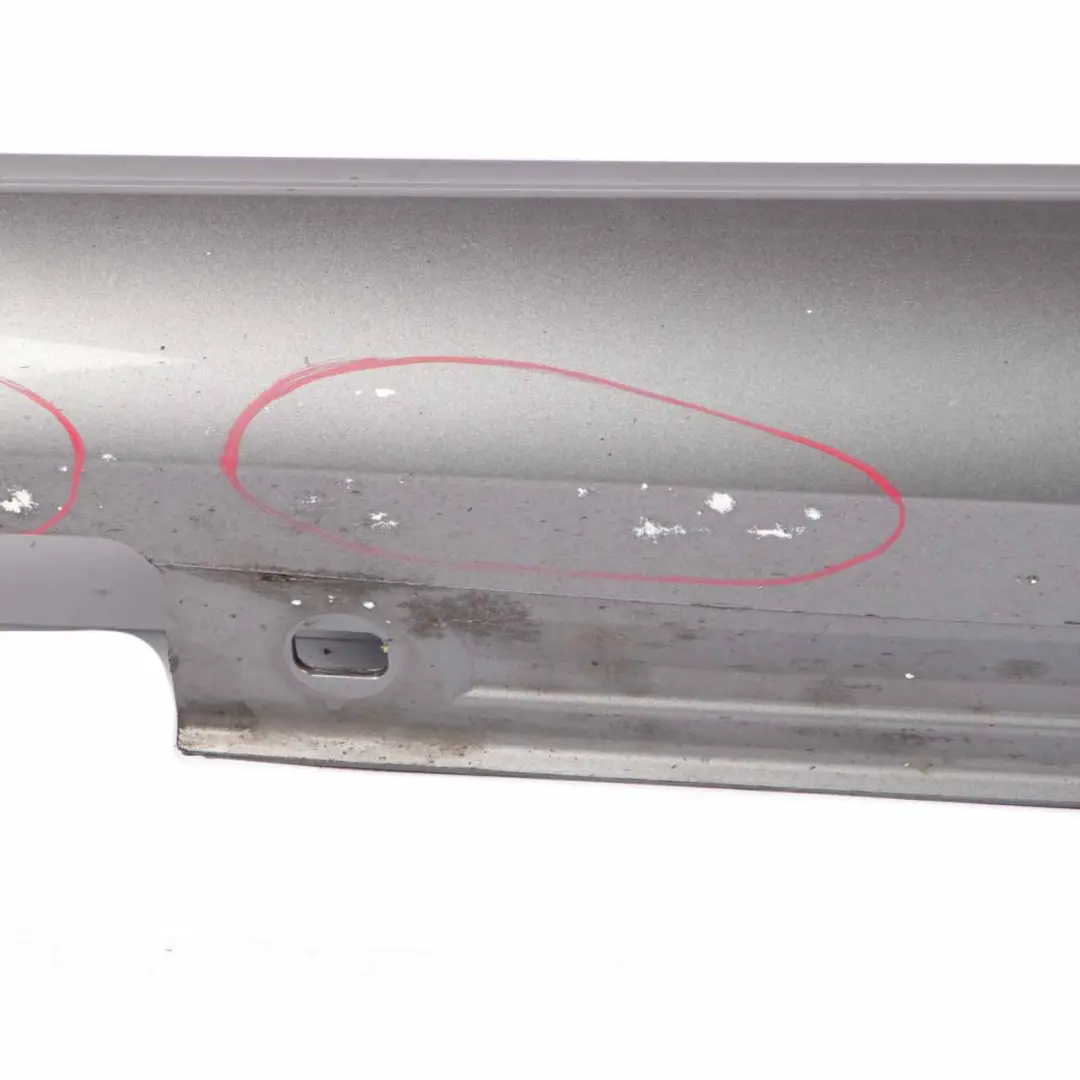 Side Skirt Left N/S Door Sill Cover W117 W246 Mountain Grey - 787 to Mercedes W176 with Part number A2466980554 Mercedes W176 Side Skirt Left N/S Door Sill Cover W117 W246 Mountain Grey - 787 - SKU A2466980554-MG - Part number A2466980554