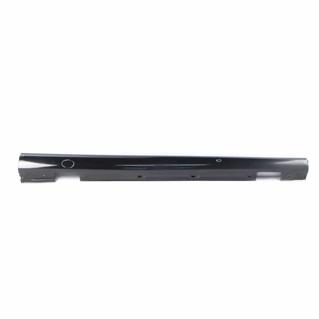 Side Skirt Right O/S Door Sill Cover W117 W246 Cosmic Black - 191 to Mercedes W176 with Part number A2466980654 Mercedes W176 Side Skirt Right O/S Door Sill Cover W117 W246 Cosmic Black - 191 - SKU A2466980654-KB - Part number A2466980654