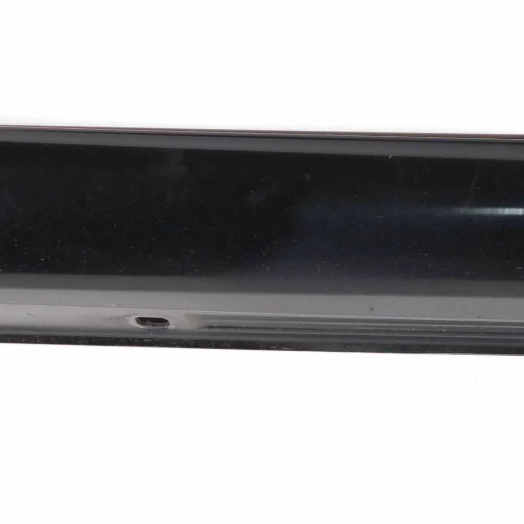 Side Skirt Right O/S Door Sill Cover W117 W246 Cosmic Black - 191 to Mercedes W176 with Part number A2466980654 Mercedes W176 Side Skirt Right O/S Door Sill Cover W117 W246 Cosmic Black - 191 - SKU A2466980654-KB - Part number A2466980654